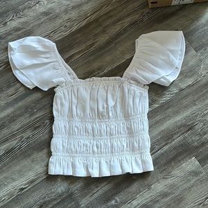abercrombie white top
